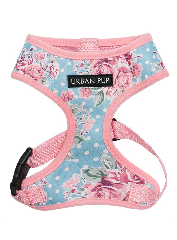 UrbanPup Chihuahua harnas XXS Vintage Rose Floral