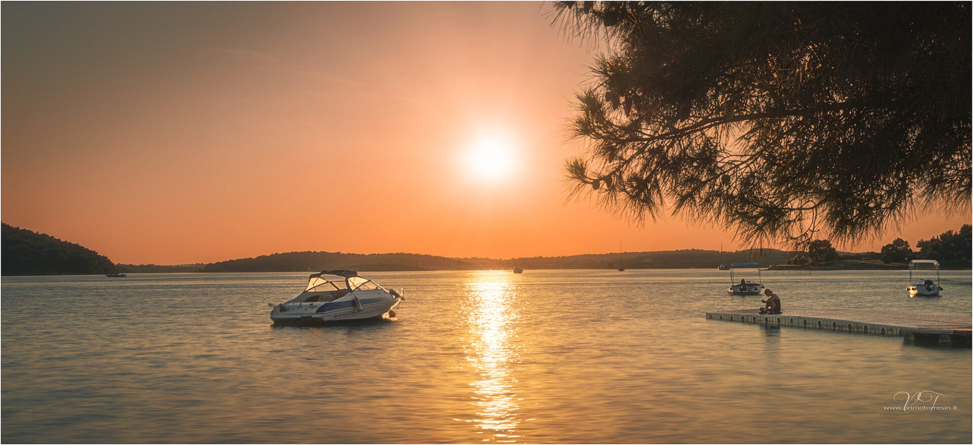 2026-06-25 tramonto dal campeggio