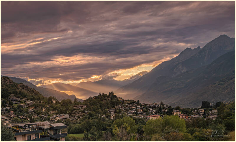 10/9 alba vista da Aosta