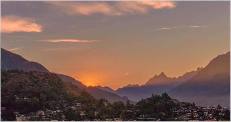 11/9 alba vista da Aosta