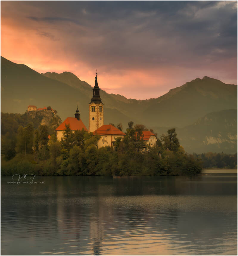2025-09-08 tramonto a Bled
