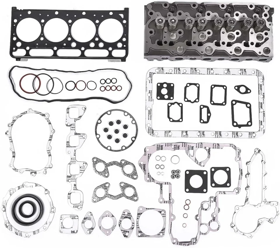 Complete Cylinder Head Kit for Kubota V2203 V2203T V2203E V2203B Tractor L4200