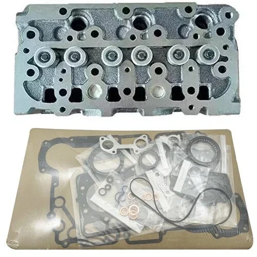 Complete Cylinder Head Assy W Valves & Full Gasket Fit For Kubota D782 Engine