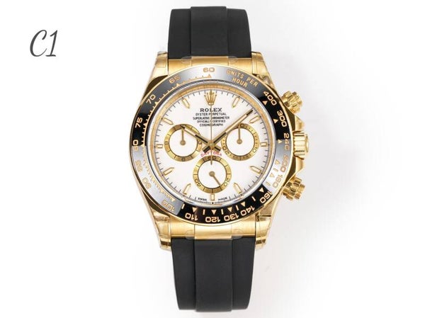 Daytona caucciù e oro swiss 4130