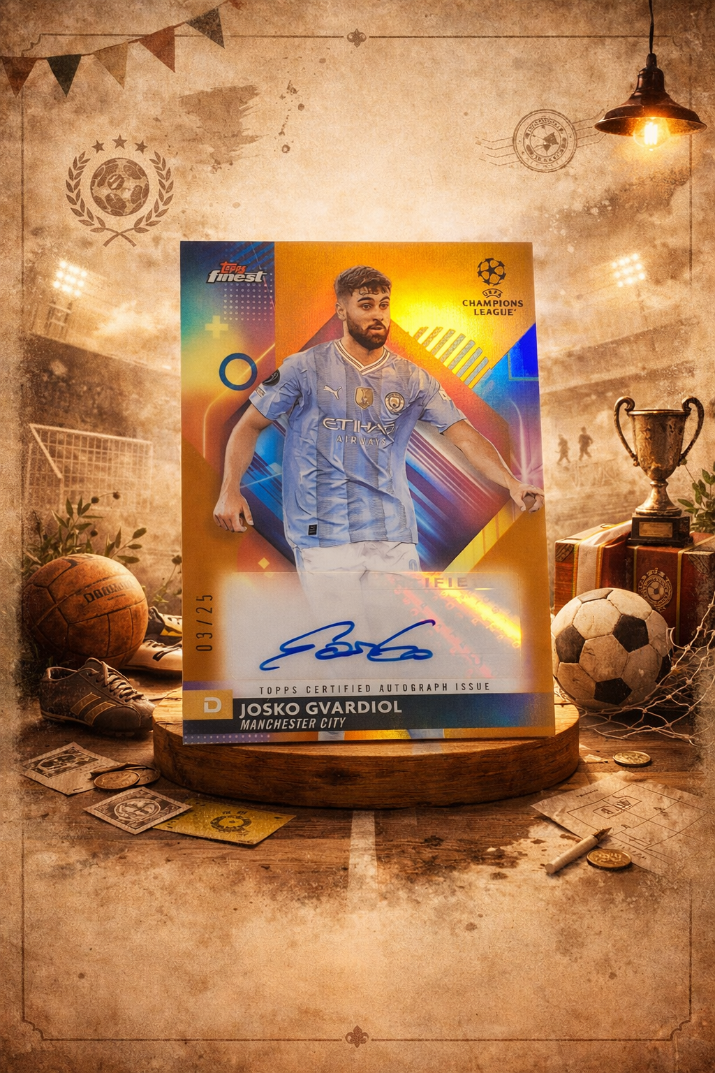 Topps finest Josko Gvardiol autograph /25