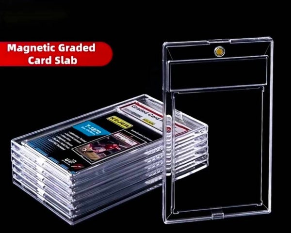 Magnetic Slab Case with Custom Grading Label Slot