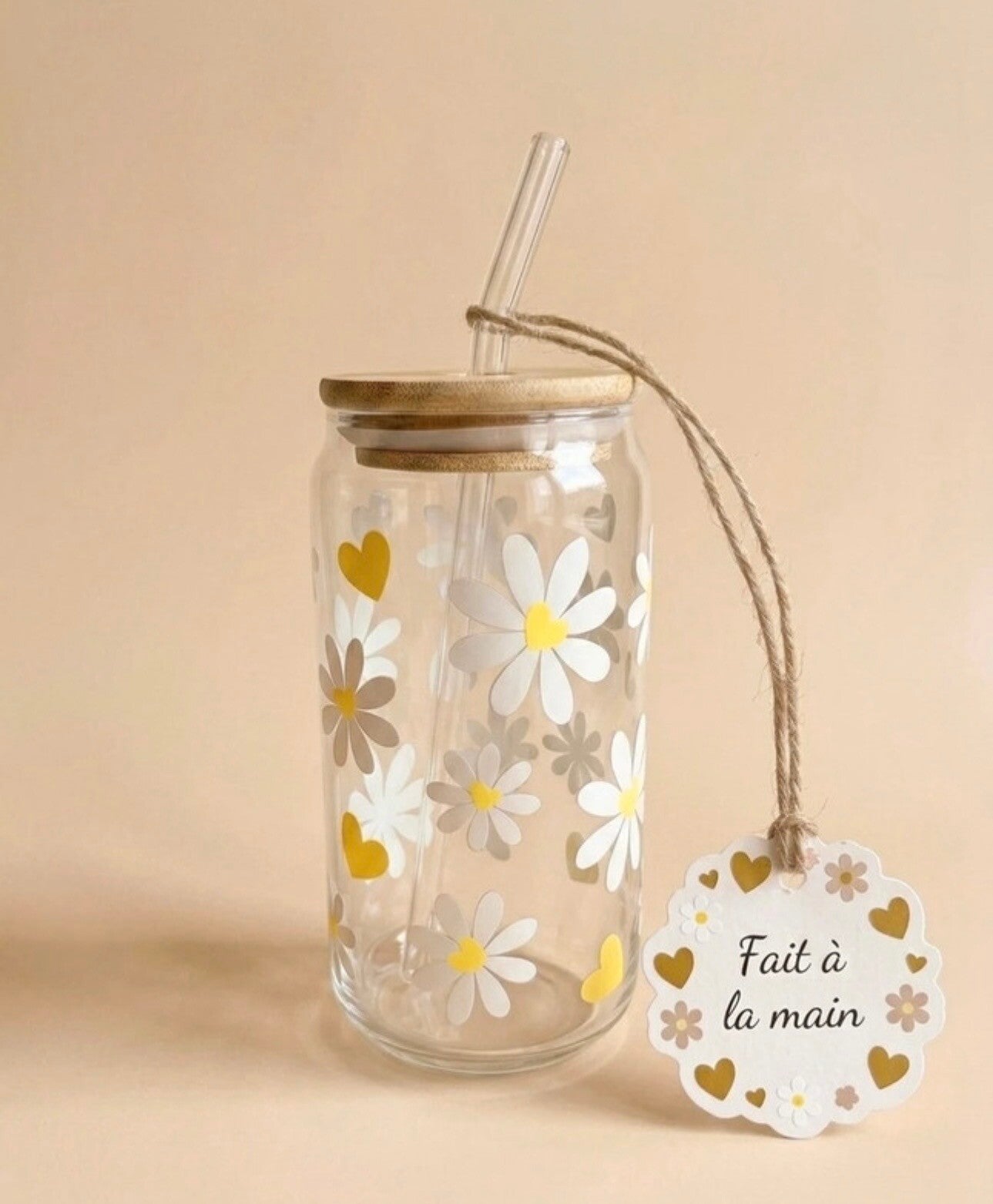 Verre douce marguerite