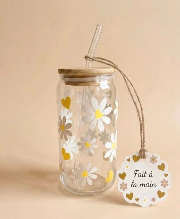 Verre douce marguerite