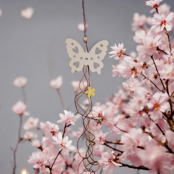 Süßer Herz- Schmetterling