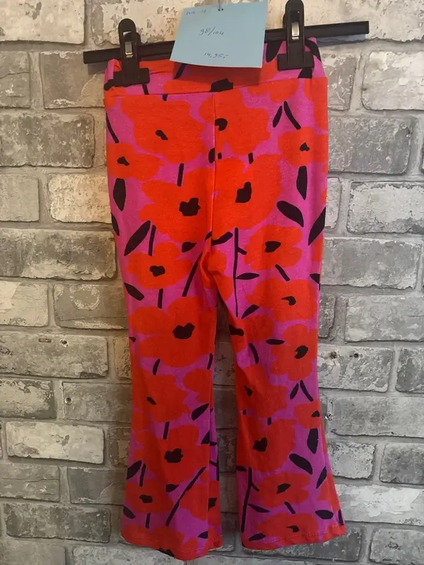 Fleurige flair broek 98/104