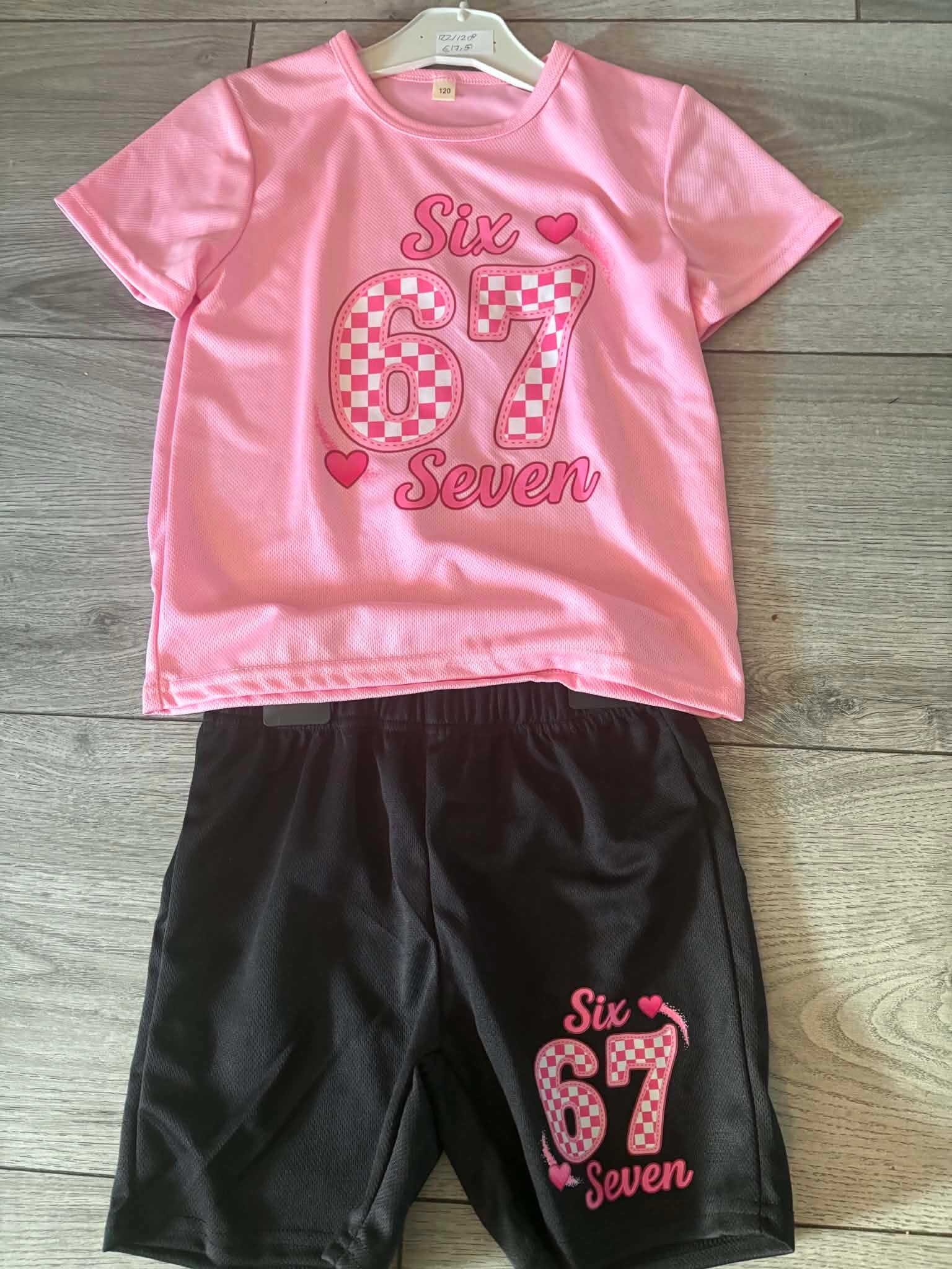 Six seven set roze