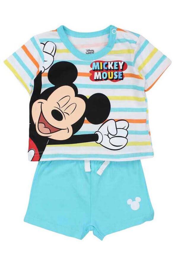 mickey mousse set blauw