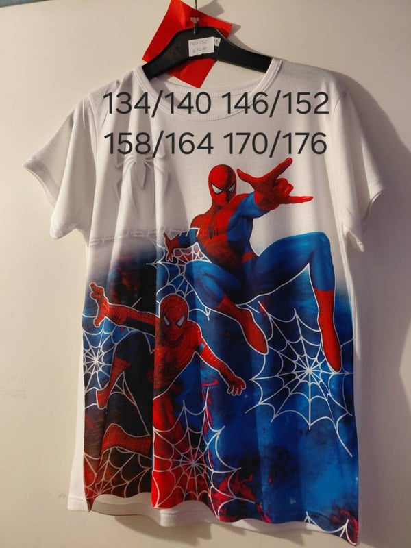 Stoer spiderman shirtje blauw.