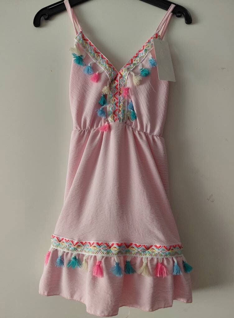 Roze ibiza jurkje