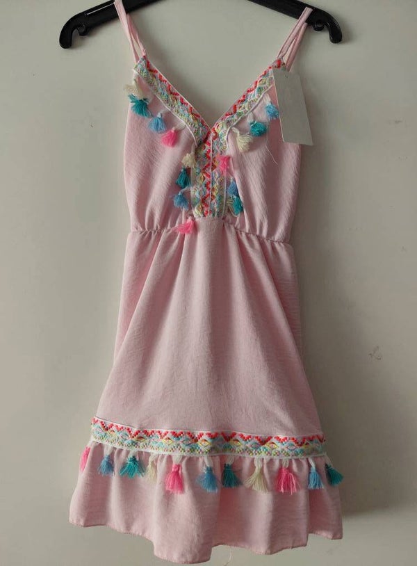 Roze ibiza jurkje
