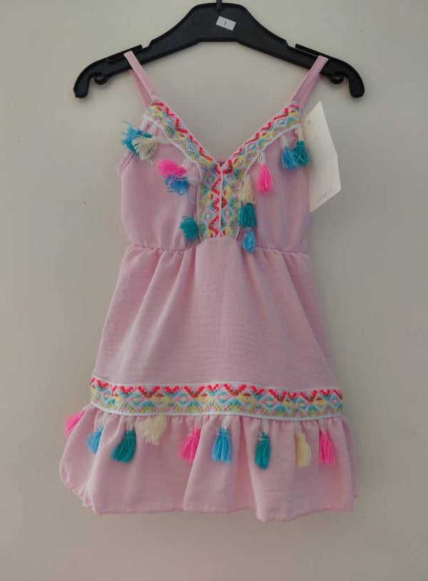 roze ibiza jurkje