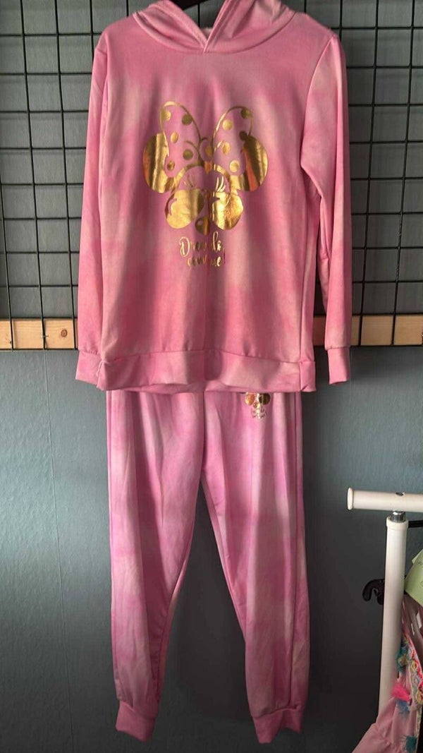 licht roze minnie set