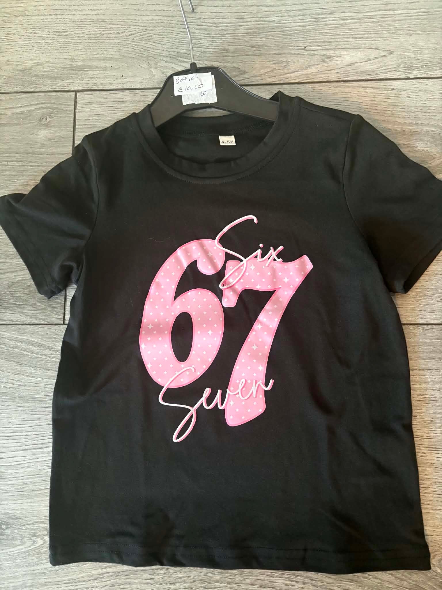 Six seven zwart-roze