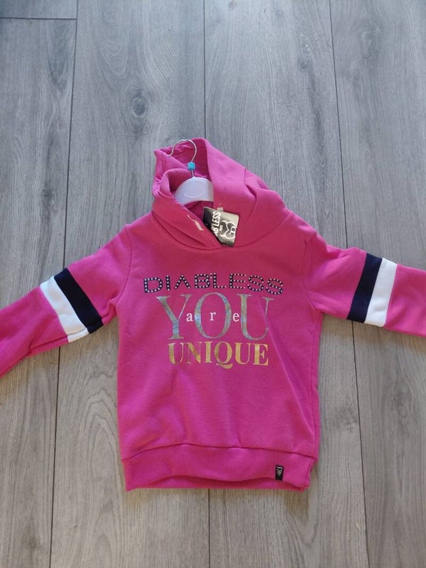 Warme Diables trui fuchsia
