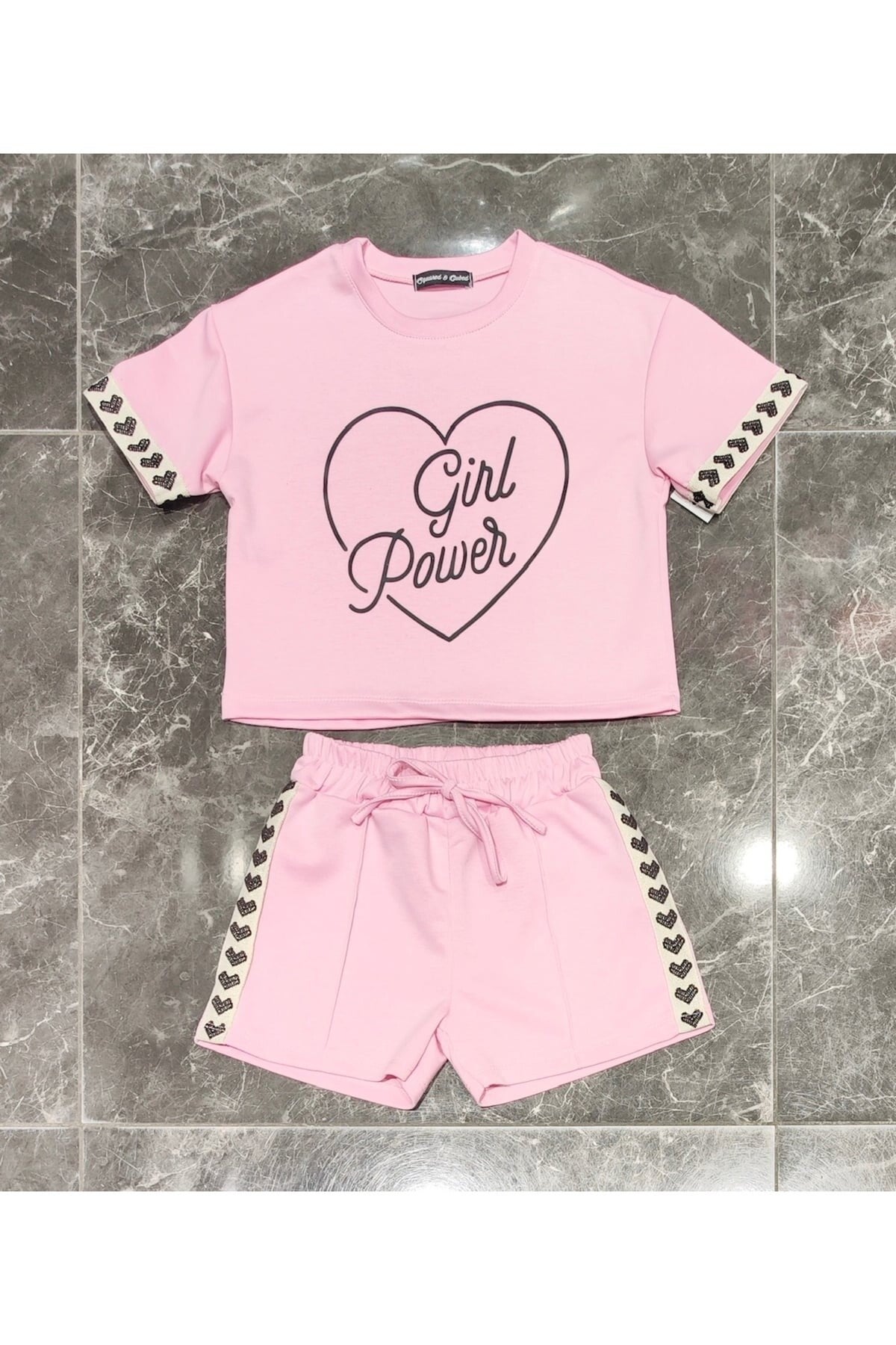 Roze girl power set