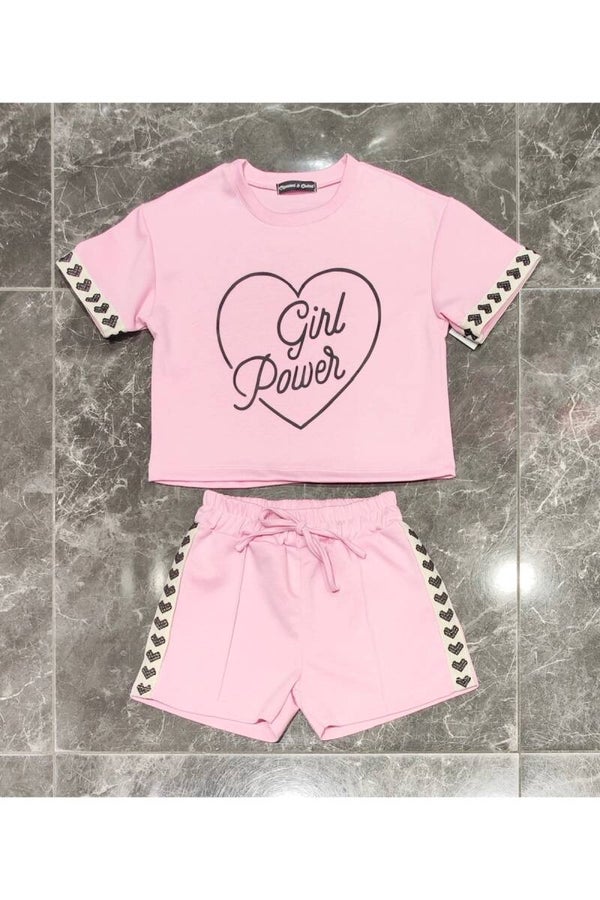 Roze girl power set