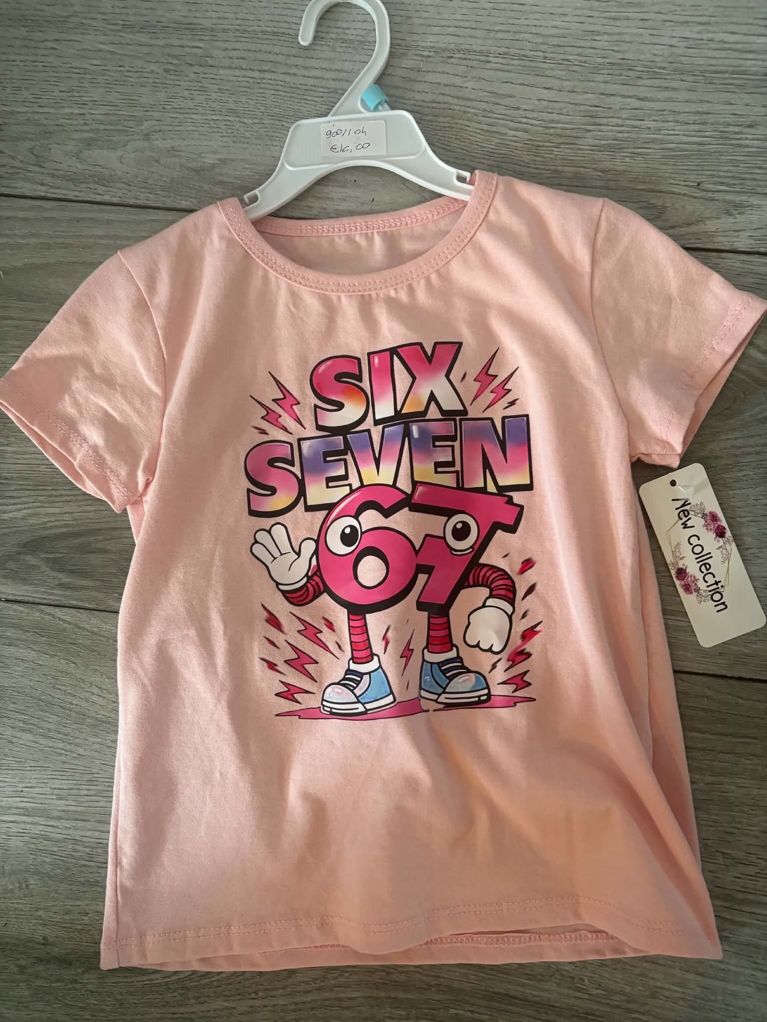 67 shirt licht roze/fuchsia
