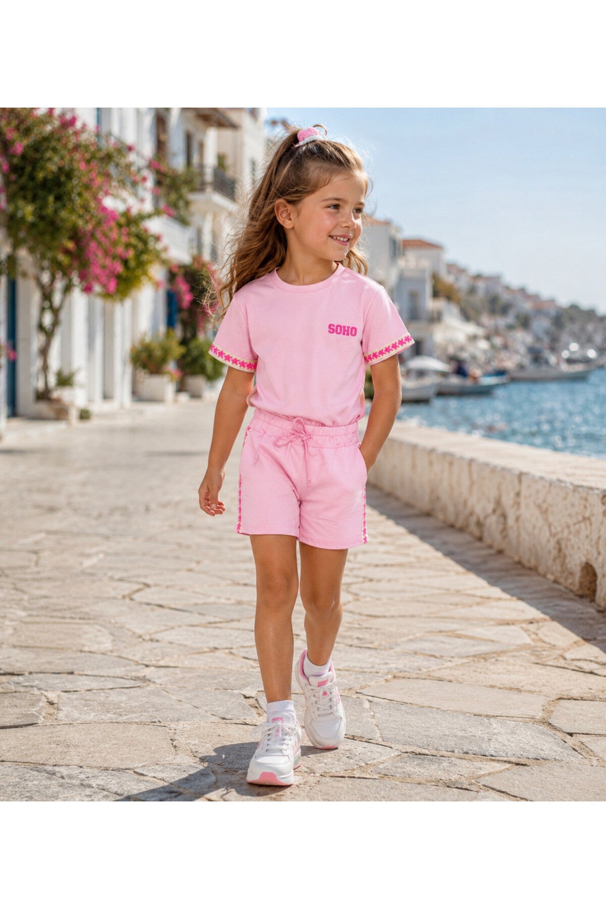 Geweldig soho set roze