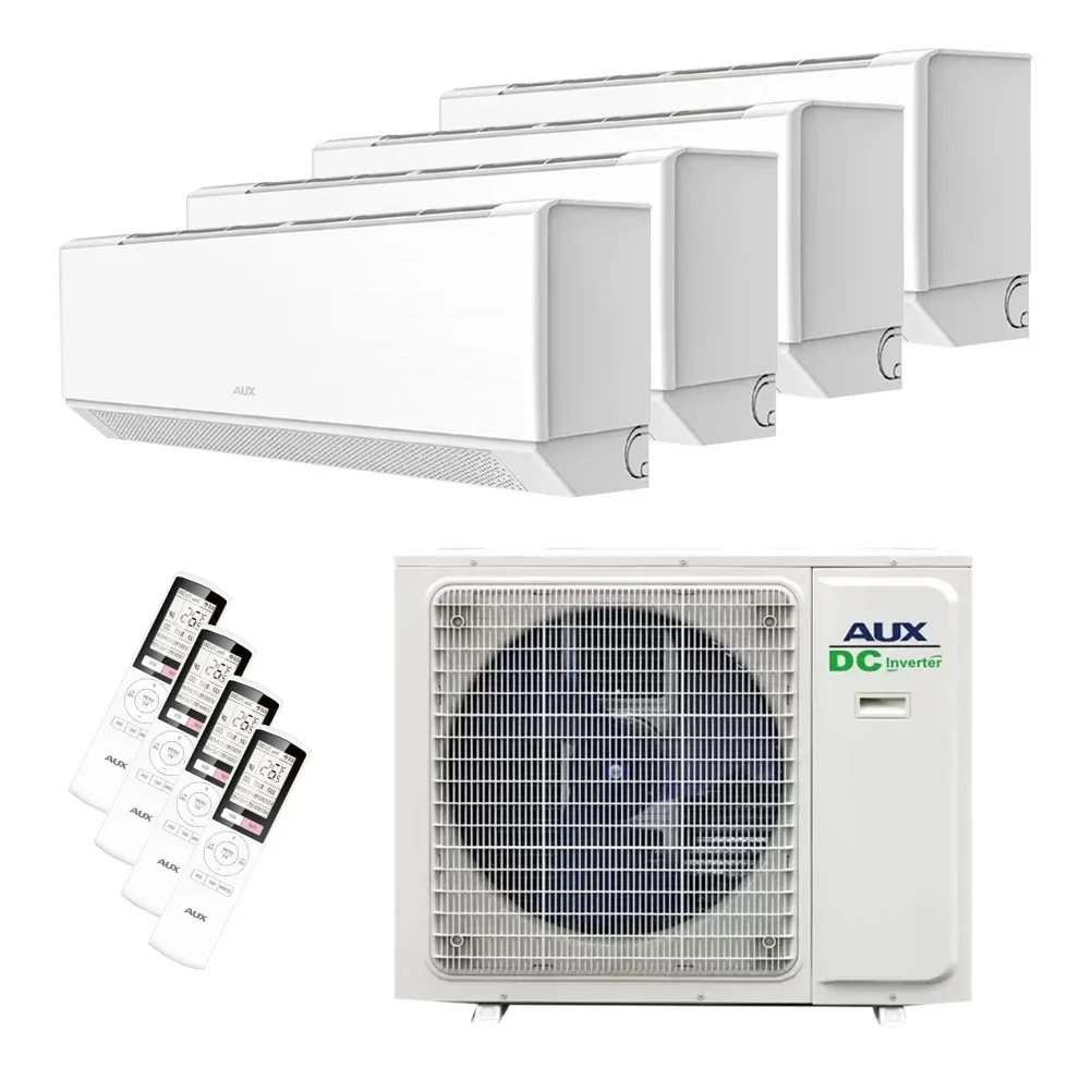 Aux Quattro - Split 8.0kW Buitenunit + 2x 2.5kW+ 2X3.5kW " C-Serie Premium " Indoor A++ R32 COOL&HEAT + WiFi