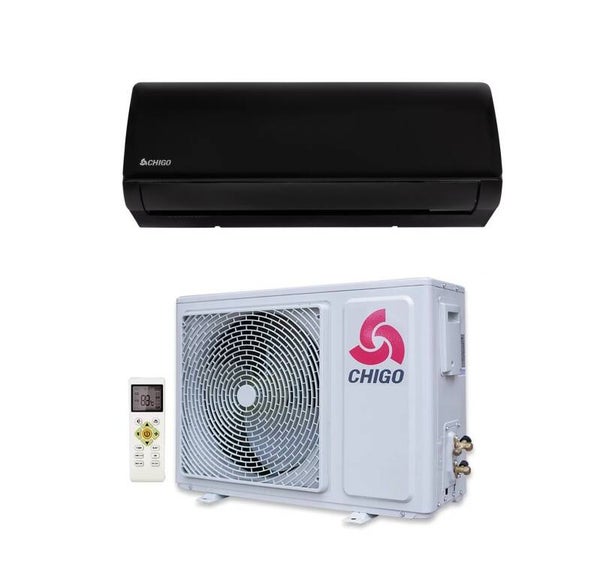 Chigo "Boston" MATT BLACK 5.0 kW/18000 Btu + WiFi - ALL-IN ONE PRIJS + 3M Aansluitset!