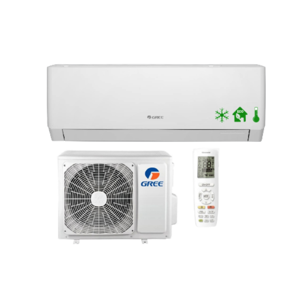 Gree Split Level Airco - Pular 3.5kW/12000Btu, R32, COOL & HEAT, WiFi, A++