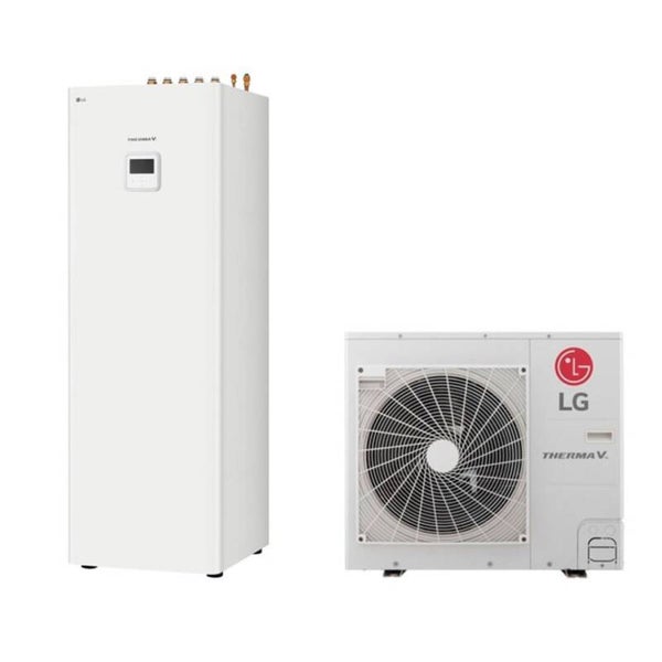 LG 5.0kW Therma V R32 Split Split-Warmtepomp + 200Liter IWT Watertank (HU051MR / HN0913T) – 230 Volt