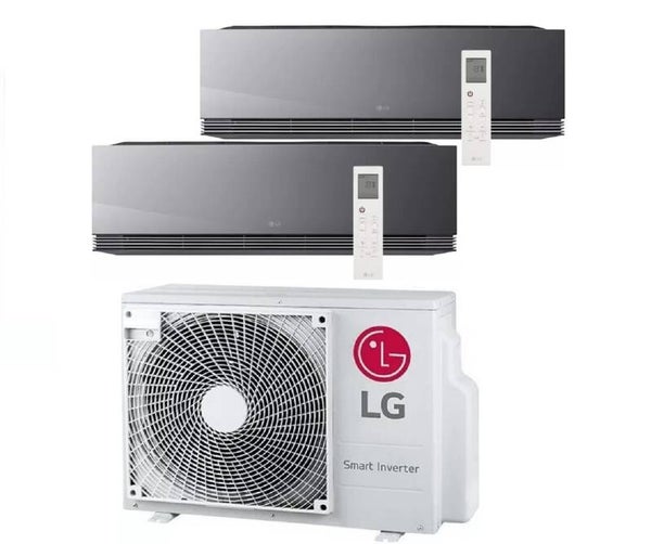 LG Multi-Split Artcool Black 7.0kW MU4R25 Outdoor + 1x 2.5kW AA09SP + 1x 5.0kW AA18SP Indoor + WiFi