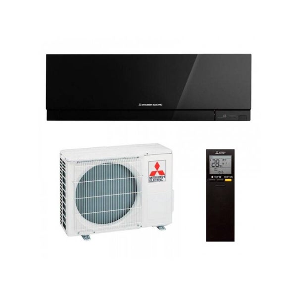 Mitsubishi Electric Single Split Airco - MSZ-EF35VGKB SERIE "BLACK" 3.5kW/12000Btu + R32 COOL&HEAT + WiFi A+++