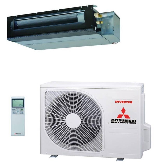 Mitsubishi Heavy Industries - KANAAL SYSTEEM LEVERBAAR IN: 3.5kW - 5.0kW - 7.0kW - Andere capaciteiten op aanvraag.