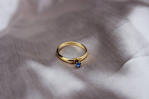 Cobalt blue ring