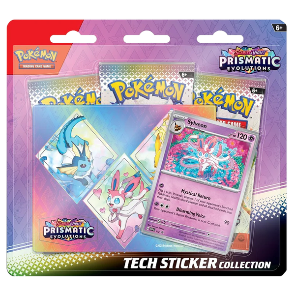 Prismatic Evolutions Tech Sticker Collection