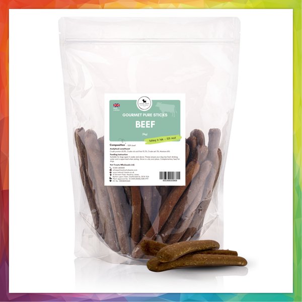 Gourmet Pure Beef Sticks (1kg Pack)