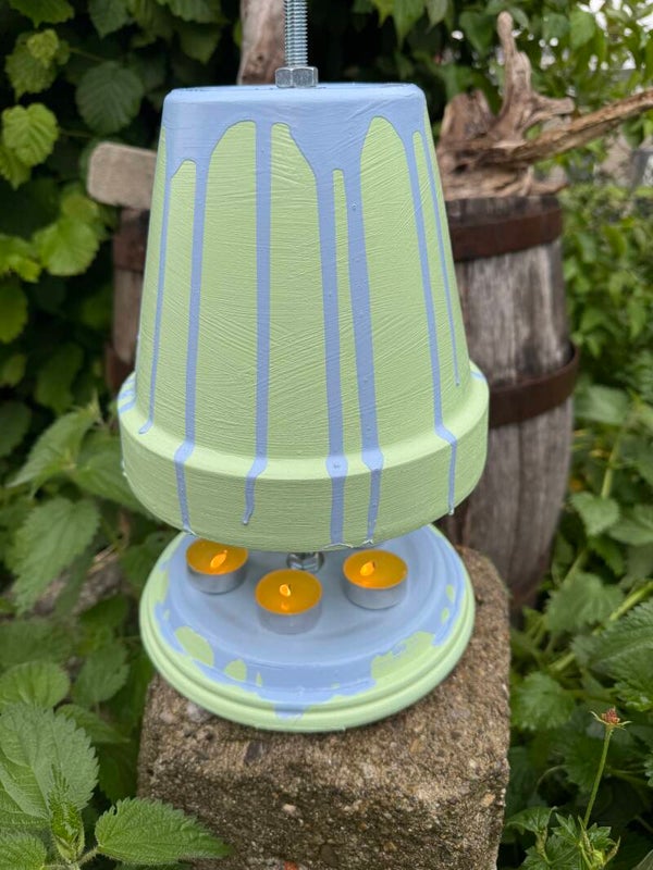 Blumentopf Lampe