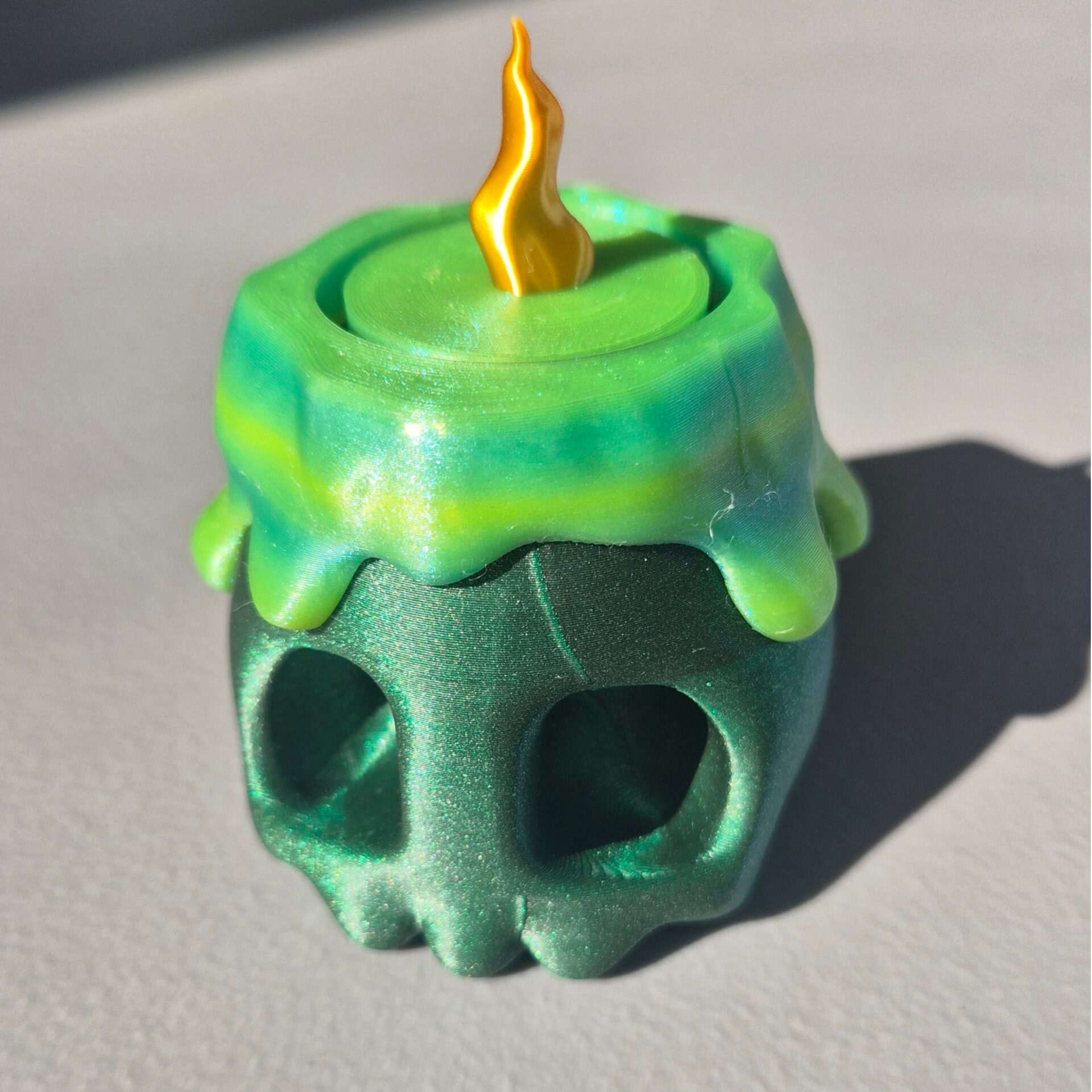 Skull Candle Fidget Clicker