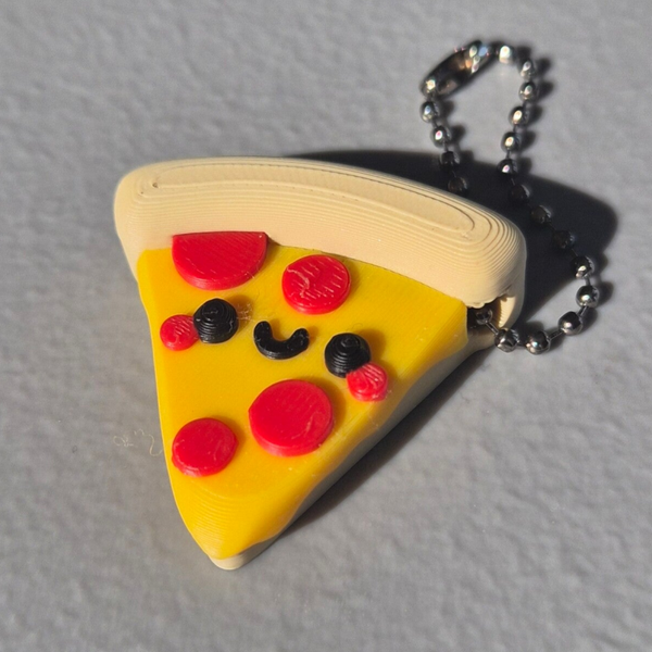 Pizza Keychain
