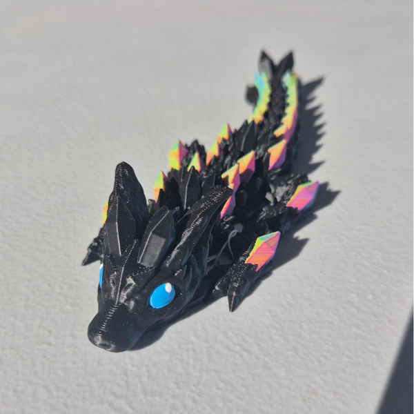 Black Baby Wolf Dragon