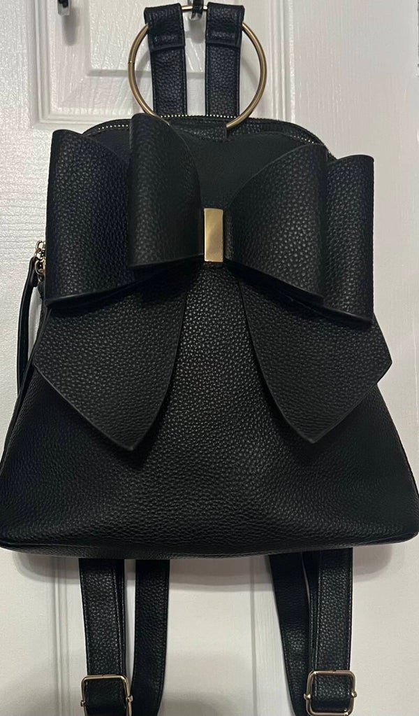 Ladies back pack with Bow