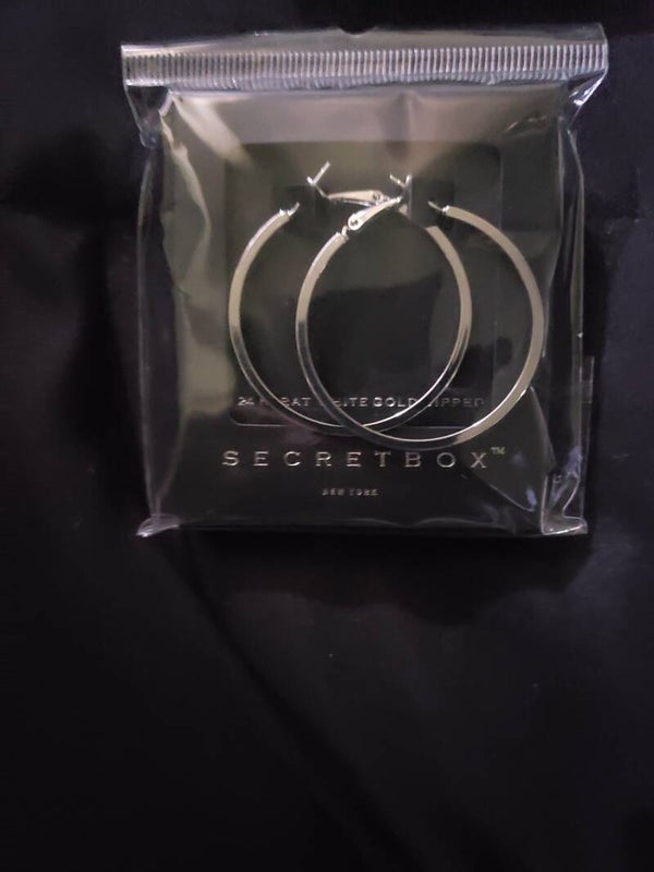 "Sterling Silver Round Hoops"