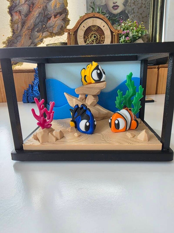 🐟 Mini speelset - Mini Visbak & visjes