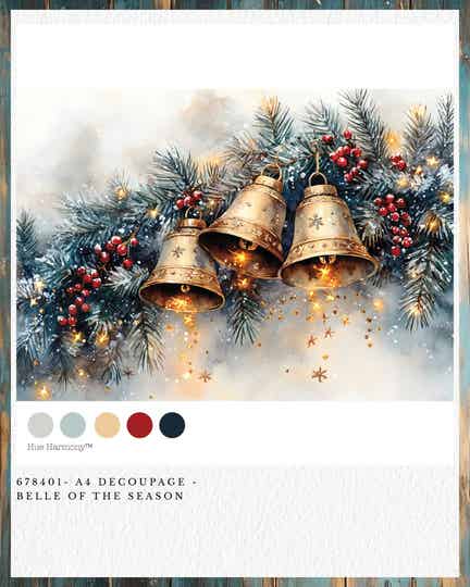 Redesign Decoupage Papier A4 - Belle Of The Season Q4