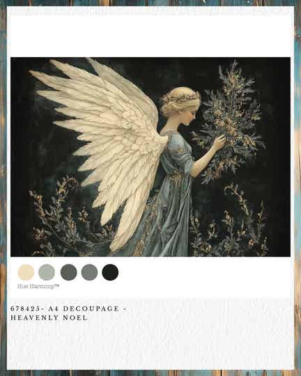 Redesign Decoupage Papier A4 - Heavenly Noel Q4