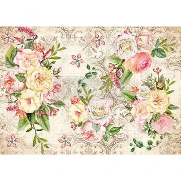 Decoupage papier - Redesign Decoupage Rice Paper - amiable roses