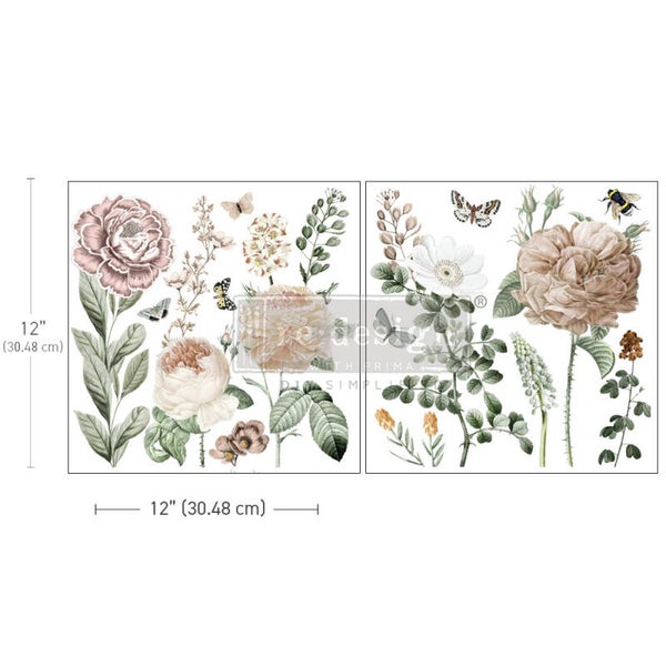 Redesign Decor Transfer L - An Afternoon in the Garden