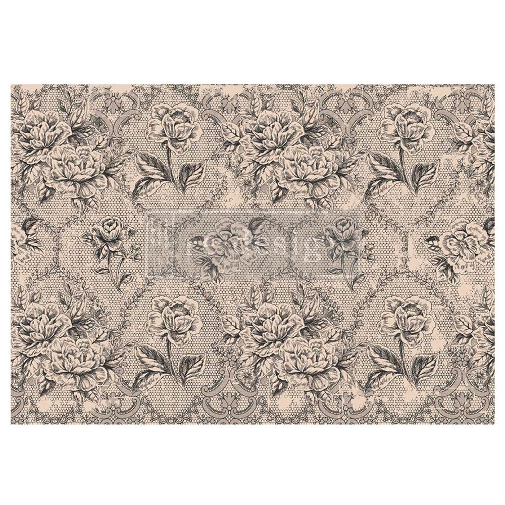 Decoupage papier - Redesign découpage A1 FIBRE - Antique Laces