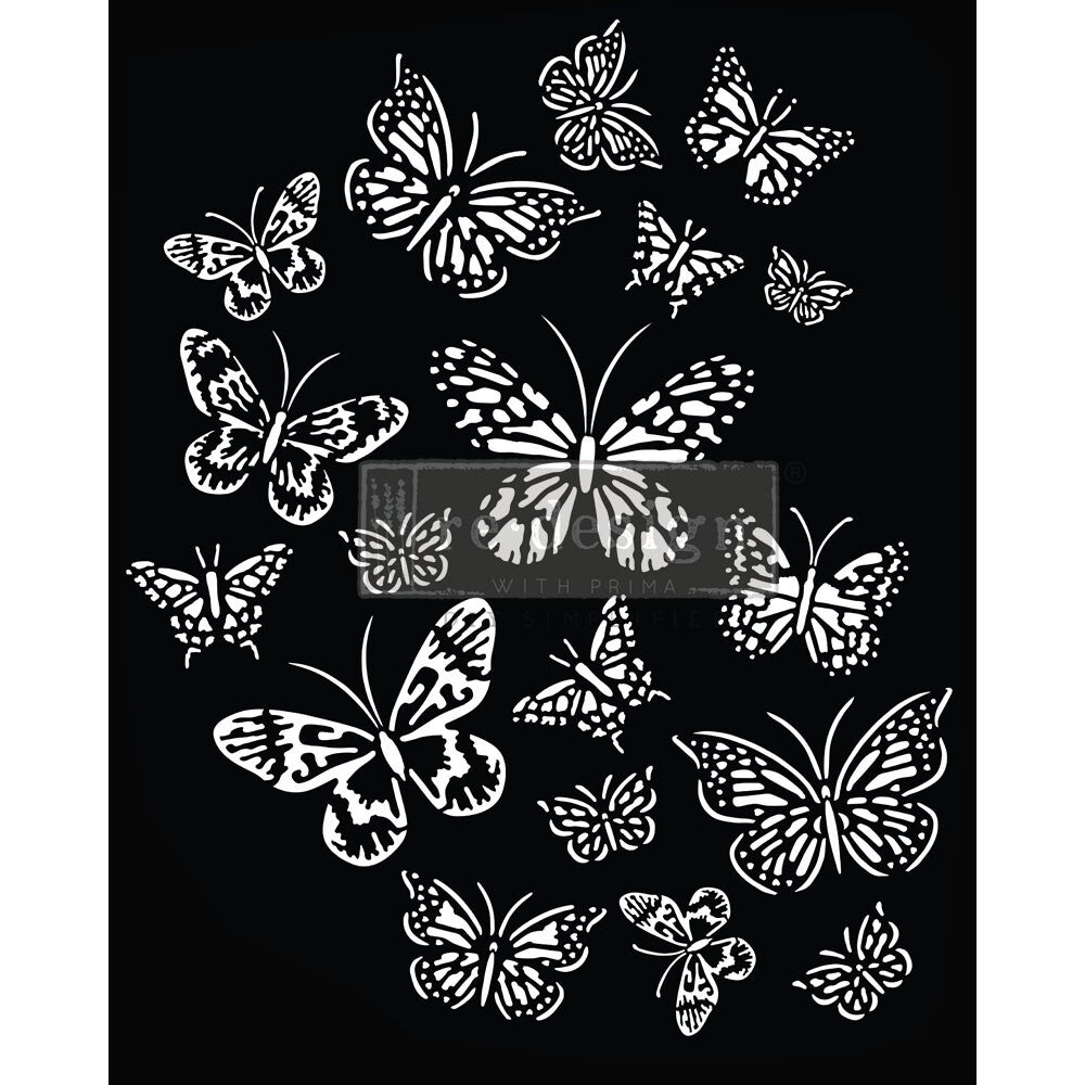 Redesign Decor Stencil - Butterfly Love